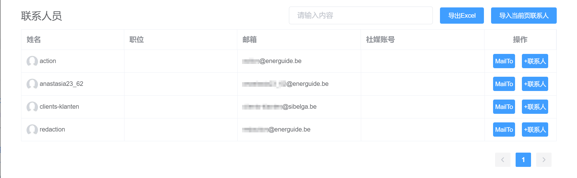 国外采购商联系人信息